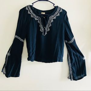 Hollister Bell Sleeve blouse